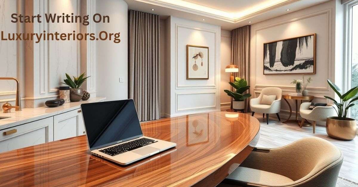 Start Writing On Luxuryinteriors.Org: Share Your Design Voice