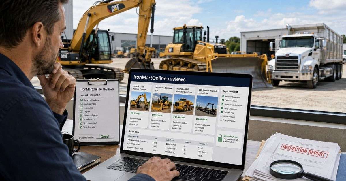 IronMartOnline Reviews: Heavy Equipment Buying Tips