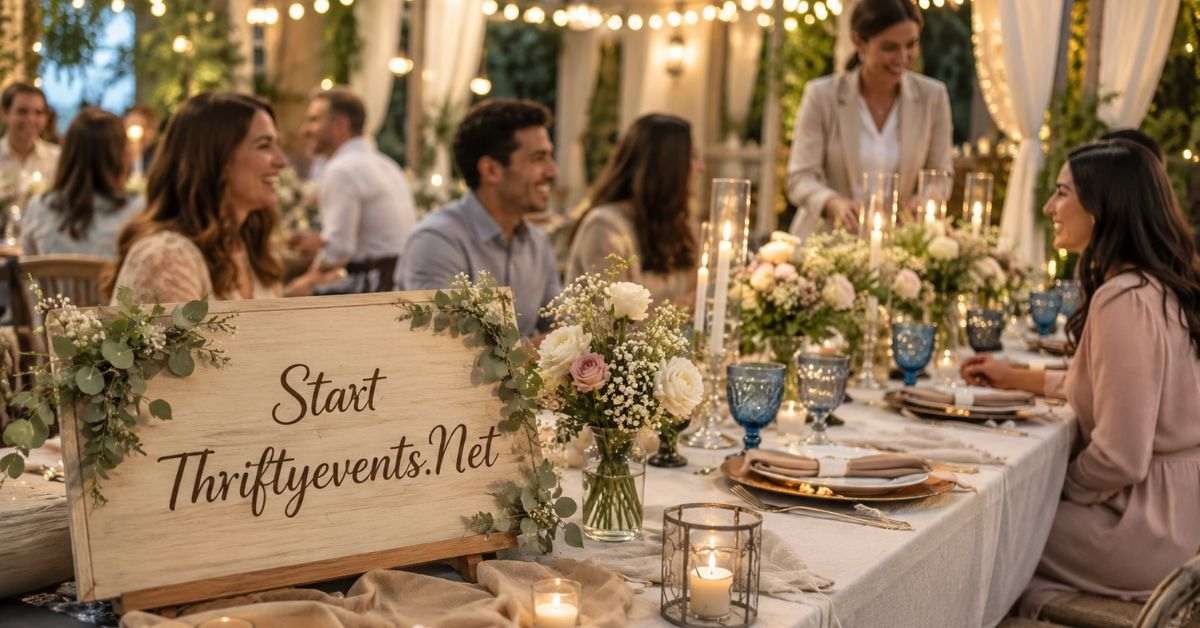 Start Thriftyevents.net: Affordable Party Planning