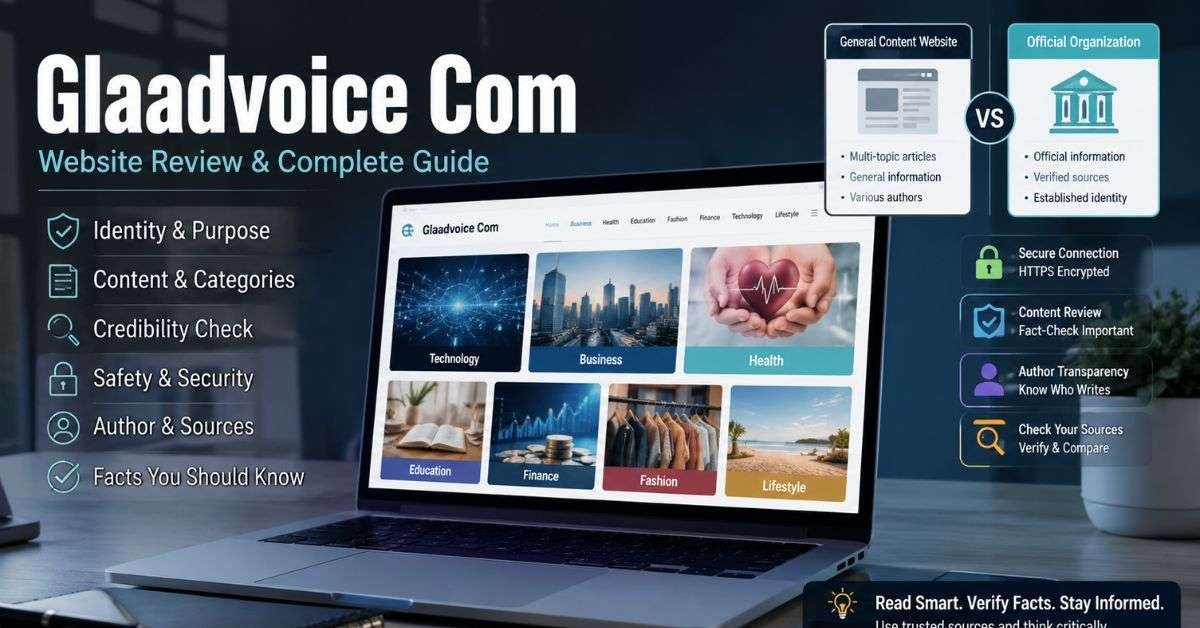 Glaadvoice Com: Content, Safety and Website Identity