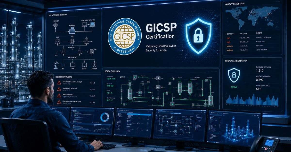 GICSP Certification: Explained Industrial Cybersecurity