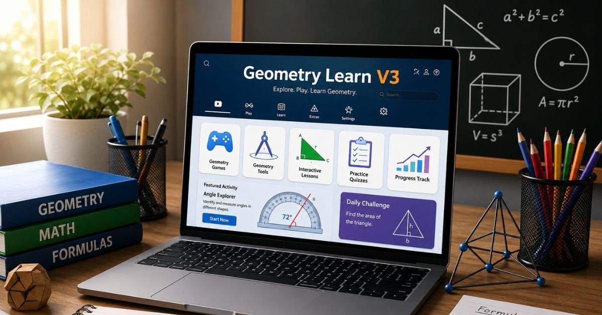 Geometry Learn V3: Games, Tools, Safety, and Learning Value