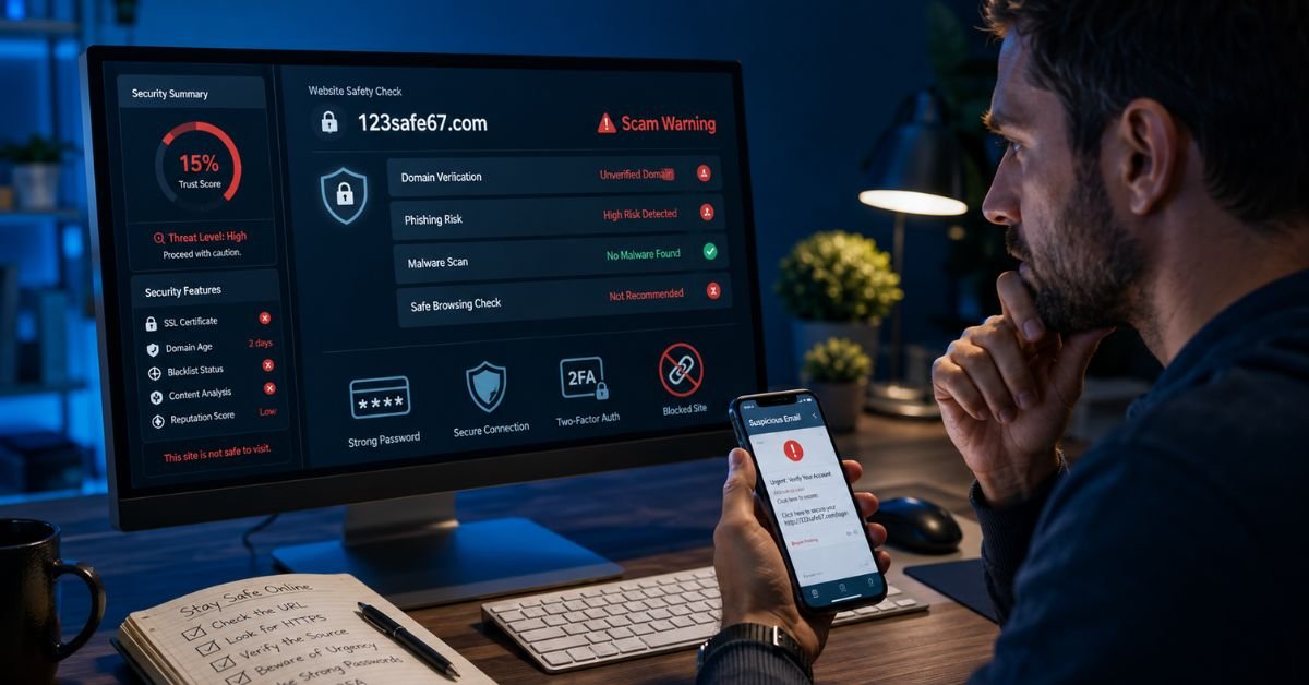 123safe67: Check Links, Emails, and Scam Signs Guide 