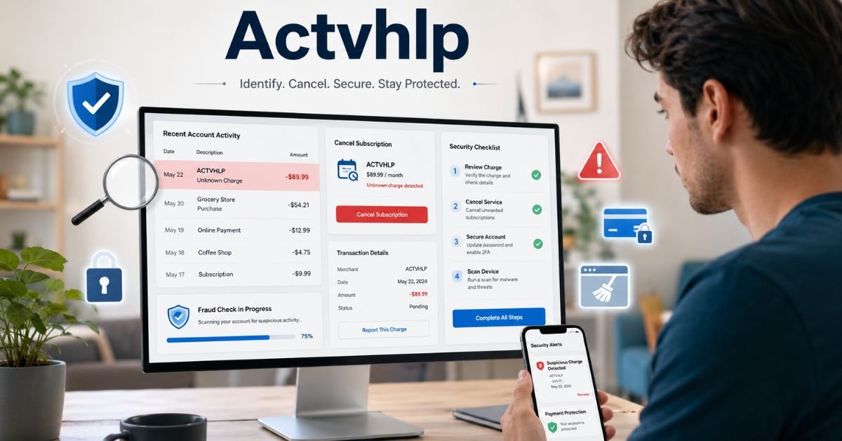 Actvhlp: Explained Device Alerts and Bank Charges
